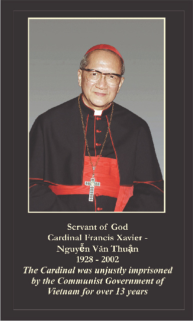 Cardinal Francis-Xavier Nguyen Van Thuan  Prayer Card